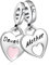 LaMenars Wife Grand Daughter Sister Daughter Mom Daughter & Mother Family Members Charm für Armbänder 925 Silber Anhänger Perlen für Halsketten Baumeln zum Muttertag Geburtstag
