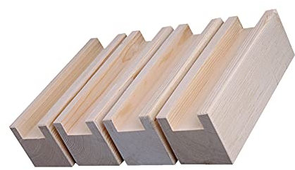 Pieds de Meuble Élévateur de Rehausseurs Lève-lit ?Meubles pour Canapé lit et Armoire Meubles Jambes Hausse des Meubles Lève-Meubles en Bois 4 Pièces (2.5cm,10cm)