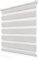 Doppelrollo Klemmfix ohne Bohren, Fensterrollo Innen Klemmrollos für Fenster und Tür B90 x H120cm(Stoffbreite 86cm) Leinen, Buseu Duo Rollo ohne Bohren Easyfix Lichtdurchlässig und Verdunkelnd