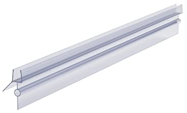 i-flair Premium Dichtung für Duschen mit 6 mm Glasdicke, Ersatz Gummilippen für Duschkabinen und Duschtüren - 2 x 100 cm