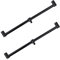 GudGmtoy Buzz Bars, schwarz, 30 cm, geeignet für Rod Pods, Banksticks, Rutenauflagen, Buzzer Bars für Rod Pods Karpfenangeln, Angelausrüstung