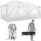 COBIZI Faltpavillon 3 x 6 wasserdicht stabil Winterfest Pop up Pavillon 3 x 6 Faltbar mit 6 Seitenwnden UV-Schutz 50+ Festival Partyzelt 3 x 6 Zelt Gartenpavillon für Strand Hochzeit Picknick, Weiß