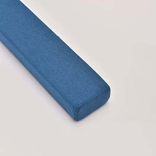 DIXII Rechteckiges Bett-Lückenfüller für Schlafsofa, langes weiches Bettmatratzenfüller, Armlehnenkissen, abnehmbares waschbares Kopfteilkissen, Einzelbett/Doppelbett-Keil