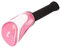 NestNiche Golf Driver Wood Club Head Covers, Pink PU Leather Long Neck Golf Club Headcover, 1/3/5 Number Golf Club Protective Covers(3)