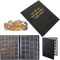 480 Pochette Classeur Pieces 2 Euros De Monnaie,Noir Album de pièces de monnaie,Collection Pièces de Monnaie,Album Numismatique Collection Piece,D'Argent Penny Pocket pour collectionneurs