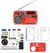 Gikfun Portable FM Radio DIY Kit, Soldering Practice Projects FM 87-108MHz with LED Display Headphone Jack Automatic Station Search Suitable for School Hobby Group Education Creative EK1998