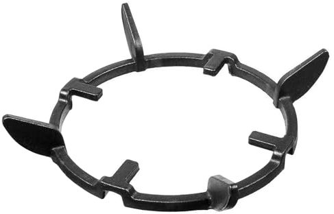 Pckobever Cast Iron Wok Support Ring,Universal Stove Rack Iron Stand Stove Rack,Non-Slip Support Stove Trivet Cooktop Range Pan Holder, Kitchen Supplies Accessories For Wok Gas Stove Hobs Cooker,Black