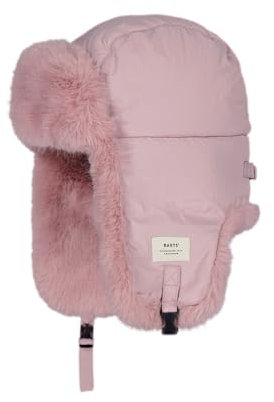 Barts Damen Fliegermütze Hawka Bomber gefütterte Wintermütze mit Ohrenklappen 3400 Pink 08