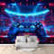 Foto Tapete Wandbild Videospiel-Controller 200 x 140cm Tapete Vliestapete 3D Effekt Tapete Vlies Wandbild Wohnzimmer Schlafzimme Wanddekoration Fototapete