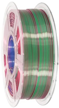 Druckfilament, Druckmaterial, buntes -Druckmaterial, Farbverlaufsdrucker Filament mit mehreren Farbwechseln, Polymer-Filament, empfohlene Temperatur 215°C für p
