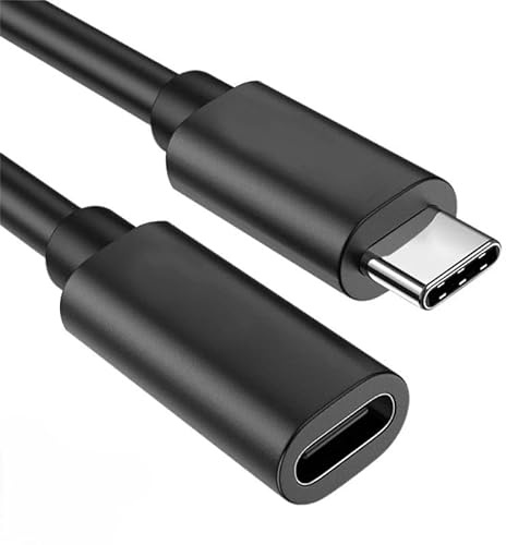 T-ProTek USB-C Verlängerung Kabel Ladekabel Datenkabel Adapter kompatibel für Huawei P10 Plus