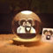 3D Crystal Photo with Light Base | Personalized Gifts Glass Laser Etched & Engraved Photo for Dad, Mom, Women, Anniversary, Valentine Gifts (6CM)