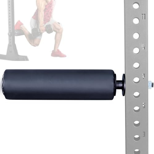 Einbein-Kniebeugenrolle für Kniebeugenständer, Power-Rack-Aufsätze, bulgarische geteilte Kniebeuge für Workout-Ausrüstung, Heim-Fitness-Zubehör, 1,8 cm Öffnung