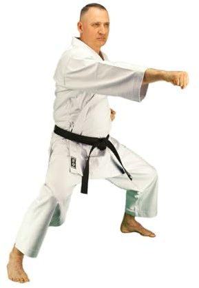 KAITEN Karateanzug America REGULAR - Karate Gi weiß 14 oz Baumwolle - Hose mit Zugverschluss