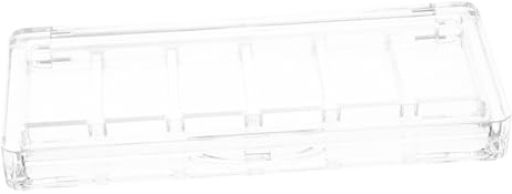 HONMEET Transparente Make up Palette aus Kunststoff mit Fächern Reise eyeshadow organizer Vielseitige Lidschatten Blush palette Kompakt und Langlebig für Unterwegs