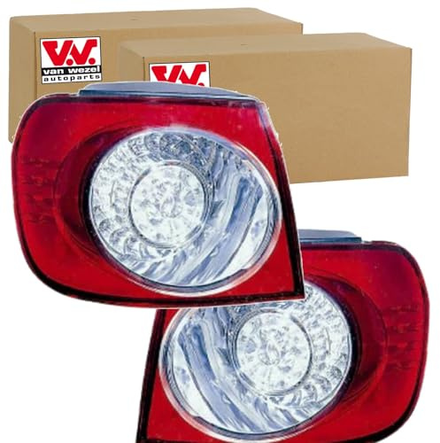 BandelOne enthält 2x Van Wezel LED Rückleuchten Set links+rechts Äusserer Teil passend für Golf