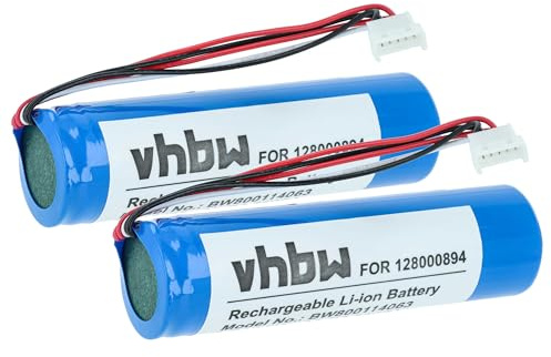 vhbw 2X Akku kompatibel mit Datalogic Gryphon GBT4430, GBT4400, GM4100, GM4100-BK-910 Barcodescanner POS (3400 mAh, 3,7 V, Li-Ion)