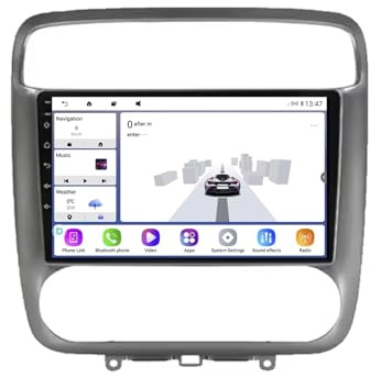 Car Stereo for Honda Stream 2000-2006 Hd Touch Screen Car Stereo Portable Live Music Video Player Siri/Aux/Airplay/Fm/Radio, 4 Core 2G+32G