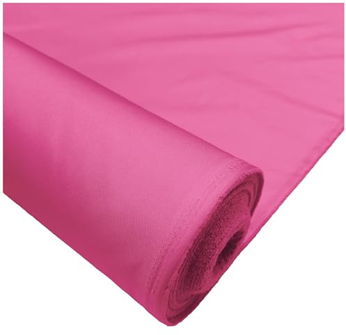 Pink Waterproof 500D Canvas Fabric Heavy Duty PU Coated Outdoor Material – Coated Treatment Suitable for Garden, Upholstery, Covers & DIY Projects 2 Metre (200cm x 148cm)
