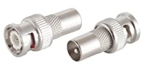 S-Conn BNC - Stecker auf IEC Stecker