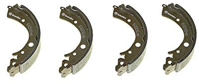 Brembo S28506 Bremsbacken, Anzahl 4 | Kompatibel mit: HONDA ACCORD III, ACCORD III Aerodeck, CIVIC V Coupe, CIVIC V Stufenheck, CIVIC VI Aerodeck, CIVIC VI Coupe