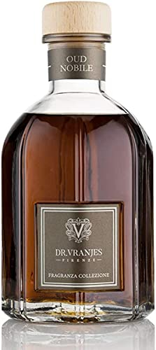 Dr. Vranjes - Diffusore Oud Nobile 250 ml - Profumo Casa Lussuoso, Made in Italy, Profumo principale: Orientale, Piramide Olfattiva: Bergamotto, Oud, Mirra
