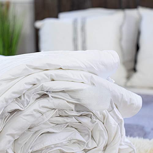 Silk Bedding Direct. Luxury Mulberry Silk-Filled Duvet. Traditional Hand-Finishing. Summer Bliss (4 Tog). Super King, 260cm x 220 cm / 102 x 87. Enveloping Your Dreams in Pure Mulberry Silk.