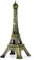 sourcing map Metall Eiffelturm Kunsthandwerk Frankreich Souvenir Mini Eiffelturm Modell 10cm Bronze Ton