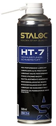 STALOC Hochleistungs-Schmierstoff HT-7 | Sprüh-Öl | Tungsten | mit exzellenter Druck- und Temperaturbeständigkeit | 500 ml