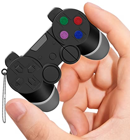 Chiavetta USB 3.0 16 GB Creativo PenDrive - Divertente Controller PS4 Pen Drive Unico Forma di Joypad Pennetta USB 16 Giga - FEBNISCTE Nero Simpatiche Penna USB 16GB Chiave USB Regalo di Compleanno