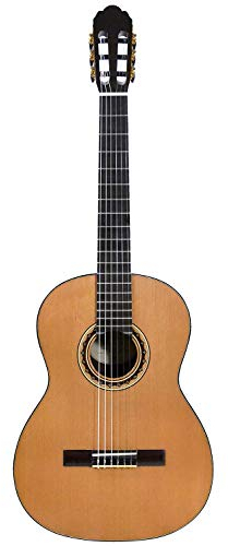 VGS Pro Andalus Original 20A Konzert Gitarre - massive Zederndecke - Boden & Zargen: Zebrano (palisanderfarbig) - Hals: Mahagoni, Spanischer Halsfuß - Hochglanz