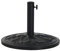 Outsunny Base de Sombrilla Peso 13 kg Soporte para Parasol Redondo de HDPE y Cemento para Poste de Paraguas de Ø35/38/48 mm para Terraza Patio Jardín Playa Ø48x34 cm Negro