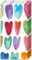 IHR Ideal Home Range Taschentücher, 4-lagig, 10 Stück, Regenbogenherzen, 1 Stück
