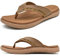KuaiLu Flip Flops Herren EU 43 Bequeme Orthopädische Zehentrenner Sandalen für Männer mit Plantar Fasciitis Arch Support Rutschfest Sport Gummifußbett Sommer Beach/Pool Badelatschen