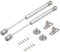 Vérins à gaz 100 N - 2 charnières de porte d'armoire - Ressort à ressort - Support de barre de maintien pour placard de cuisine - Pression de 100 N (100 N)