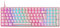 Mars Gaming MKULTRA, Teclado Mecánico Gaming 96% Compacto, Teclas PBT Pudding, RGB Chroma, Switch OUTEMU SQ Marrón, USB-C, Software, Multiplataforma, Idioma Portugués+US, Rosa