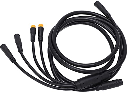 SPYMINNPOO Electric Bike 1 to 5 Cable, Connect Controller, Light, Brake, Display, Throttle, Upgrade Electric Bike Modification Accessories