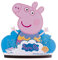 Dekora - Cake Topper Kuchendekoration | Peppa Wutz Tortendeko - Abmessungen 12 x 12,5 cm, Rose