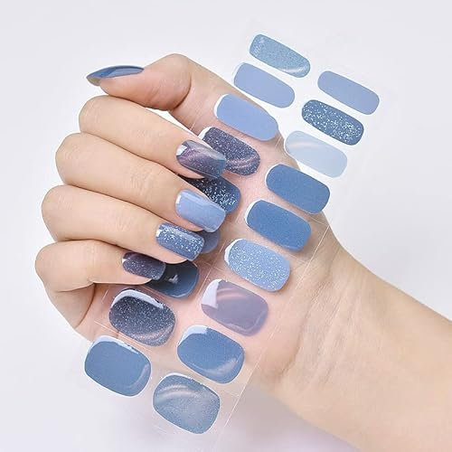 INS High Gloss Aurora Cat's Eye Korean UV Semi-curado Semi-horneado Gel Nail Patch Parche de uñas de segunda generación (1 juego / 24 piezas de pegatinas de uñas) (JK267)