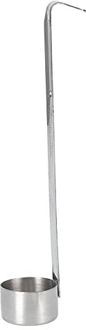 Louche à Vin en Acier Inoxydable, Cuillère à Mesurer le Vin Cuillère à Mesurer la Bière Louche Cocktail avec Crochet Louche 25ml/50ml/125ml/250ml/500ml Outils de Cuisine(50ML)