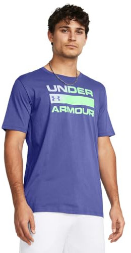 Under Armour Herren Team Issue Wordmark Kurzarm T-Shirt, (561) Starlight/Matrix Green/Celeste, XL