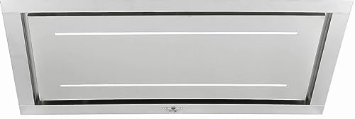 GURARI GCH C 332 120 IS Prime - Campana extractora de techo (120 cm, 1000 m³/h, acero inoxidable)