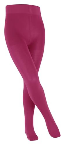 FALKE Family K Ti cotone sostenibile tinta unita 1 pezzo, Collant Unisex - Bambini, Viola Fuchsia 8856, 134-146