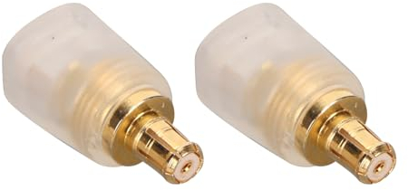 Topiky MMCX-Kabeladapter auf 2-polige 0,78-mm-Buchse, Geeignet für MMCX-Kabel mit Anschluss für CKS1100 E40 E70 LS200 LS300 LS400 CKR90 CKR100 LS50 Kopfhöreranschluss (Transparent)