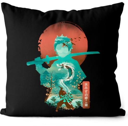 style3 Water Illusion Kissen mit Füllung 40cm Baumwolle Demon Anime Japan Manga