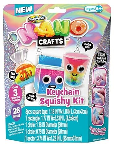 Creative Kids Nano Crafts Nano Tape Band Schlüsselanhänger Set - Kreativ-Set