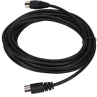 Câble DIN 8 Broches Mâle vers DIN 8 Broches Mâle, Double Blindage, Câble Adaptateur Sonore DIN 8 Broches, Connexion étroite, Noyau en Cuivre Pur, Antidéflagrant, 16,4 Pieds pour