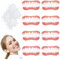 Scettar 8 Paires Fausses Dents,Dentier Provisoire,Dentier Silicone,Appareil Dentaire En Silicone,Pour Hommes Et Femmes,Prothèses Dentaires Réutilisables
