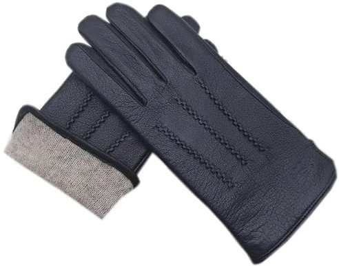 SENYAKI Winterhandschuhe Winter Herren Handschuhe Handgelenk Maschine Nähen Warm Fahren Reiten(12)