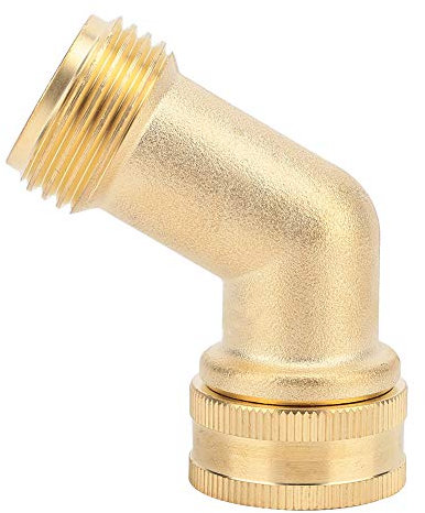 Valvola per Tubo Flessibile, 3 4 Gomito in Ottone Una Valvola di Prolunga per Tubo da Giardino con Guarnizione per Fiori, Prato, Irrigazione, di Attrezzatura, Agricoltori,